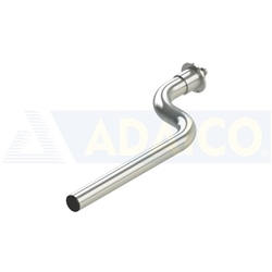 Suporte Guarda Lamas Curvado Guarda Lamas 42ø curvado c/parafuso 540 mm - 0112003