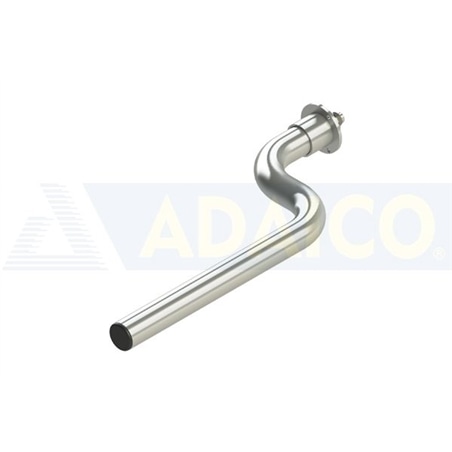 Suporte Guarda Lamas Curvado Guarda Lamas 42ø curvado c/parafuso 540 mm - 0112003