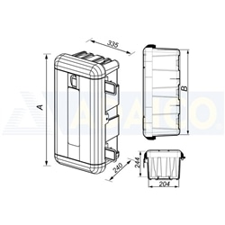 Caixa Extintor Homologado 6 KG - 0302001