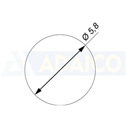 Cabo Tir 40 m ø5,8 - 0301001