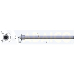 Suporte Guarda Lamas C/parafuso Guarda Lamas 42ø c/parafuso 665 mm - 0112005