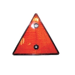 Refletor Triangular Triangular Vermelho c/autoadesivo posterior - 0602002