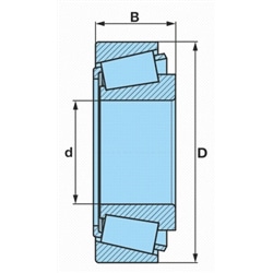 Rolamento BPW Rolamento 33118 INT.BPW - 0813002