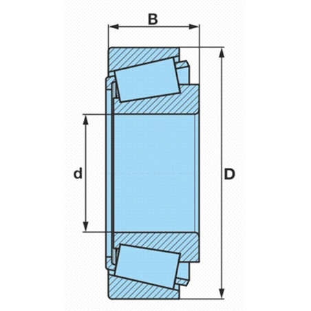 Rolamento BPW Rolamento 33118 INT.BPW - 0813002