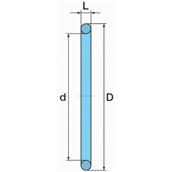 O-Ring para Tampa de Cubo ø128 x 3 - 0807001